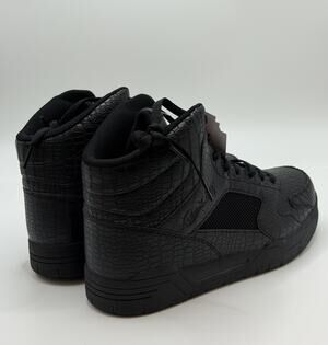 Ewing Athletics Rebound Tipoff All Black Croc Men’s Size 10.5 Sneakers NWT